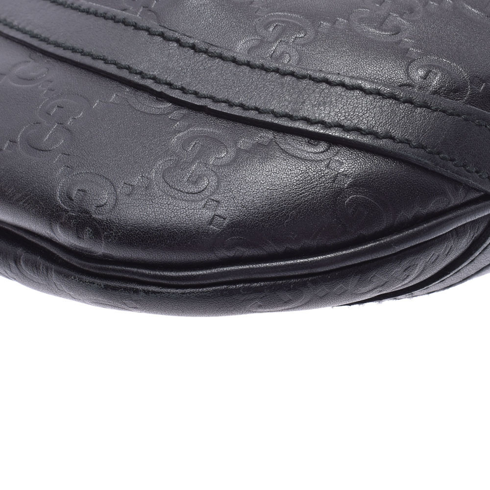 Gucci Black Leather Shoulder ssima Bag - Picture 6 of 11